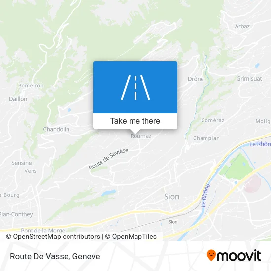 Route De Vasse map