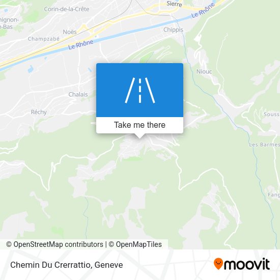 Chemin Du Crerrattio map
