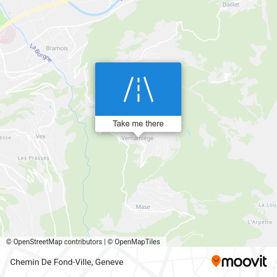 Chemin De Fond-Ville map