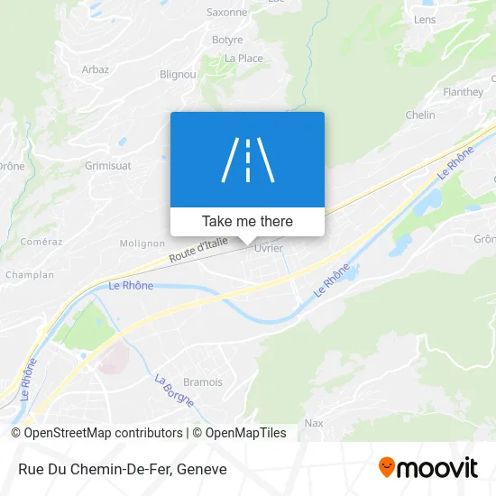 Rue Du Chemin-De-Fer map