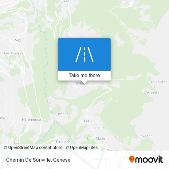 Chemin De Sonville map