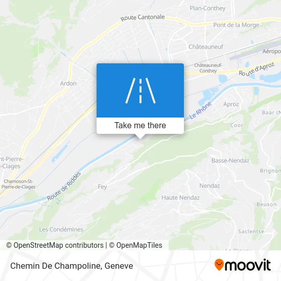 Chemin De Champoline map