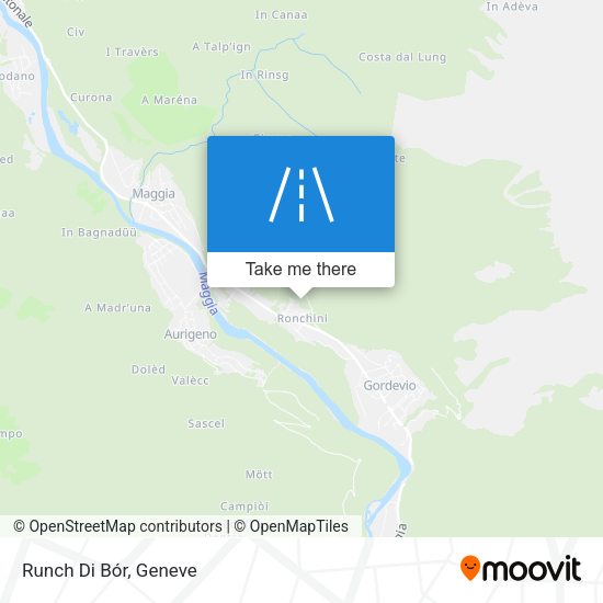 Runch Di Bór map