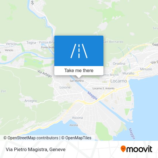 Via Pietro Magistra map