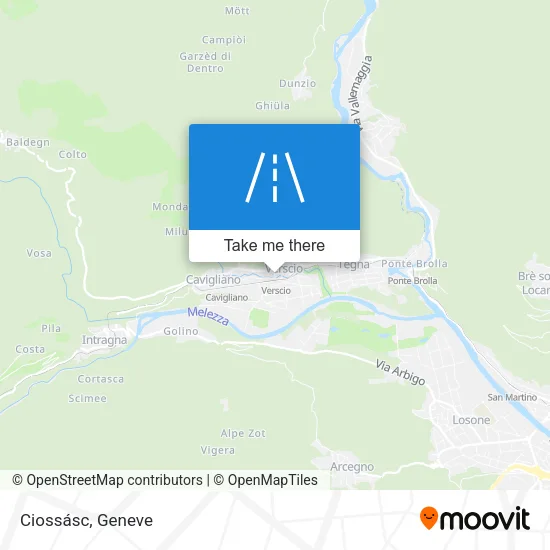 Ciossásc map
