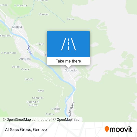 Al Sass Gröss map