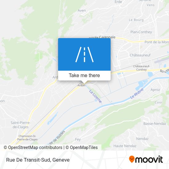 Rue De Transit-Sud map