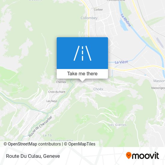 Route Du Culau map