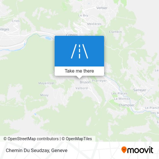 Chemin Du Seudzay map