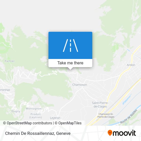 Chemin De Rossaillennaz map