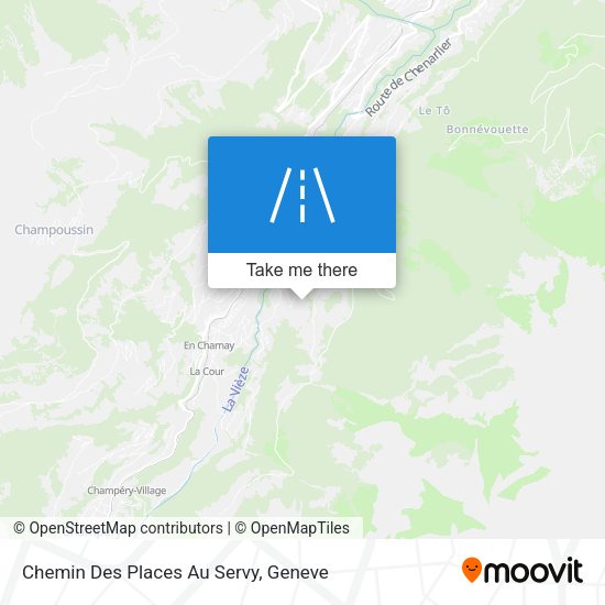 Chemin Des Places Au Servy map