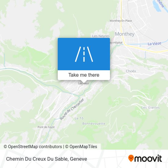 Chemin Du Creux Du Sable map