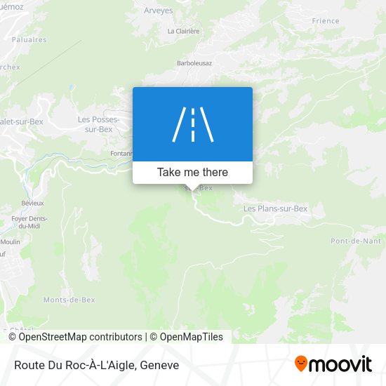 Route Du Roc-À-L'Aigle map