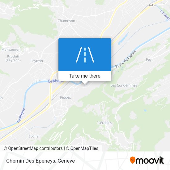 Chemin Des Epeneys map