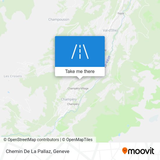 Chemin De La Pallaz map