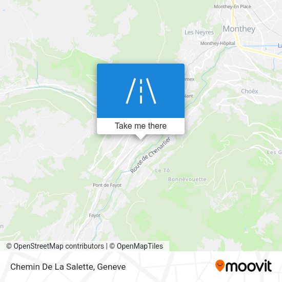 Chemin De La Salette map