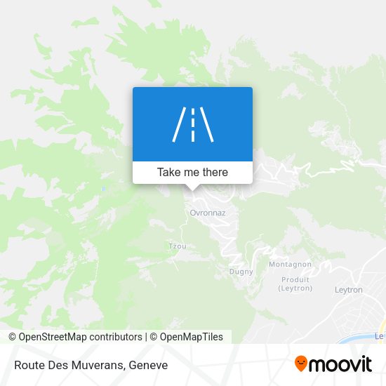 Route Des Muverans map