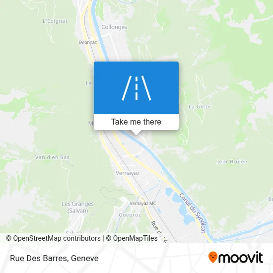 Rue Des Barres map