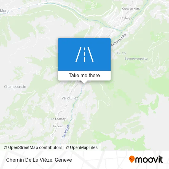 Chemin De La Vièze map