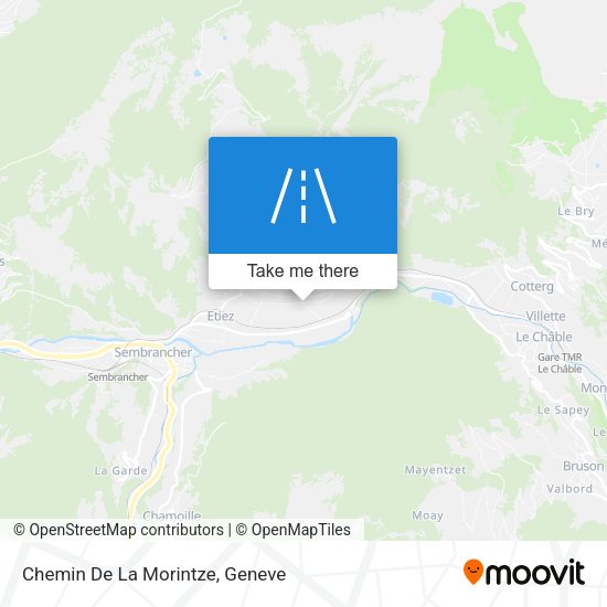 Chemin De La Morintze map