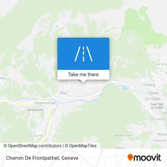 Chemin De Frontpattiet map