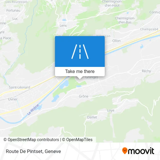 Route De Pintset map