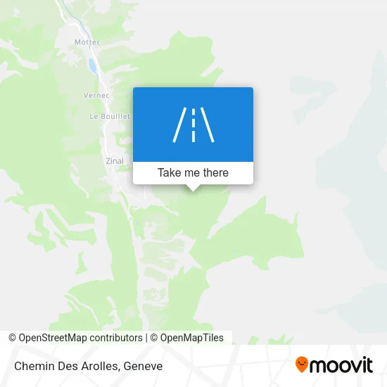Chemin Des Arolles map