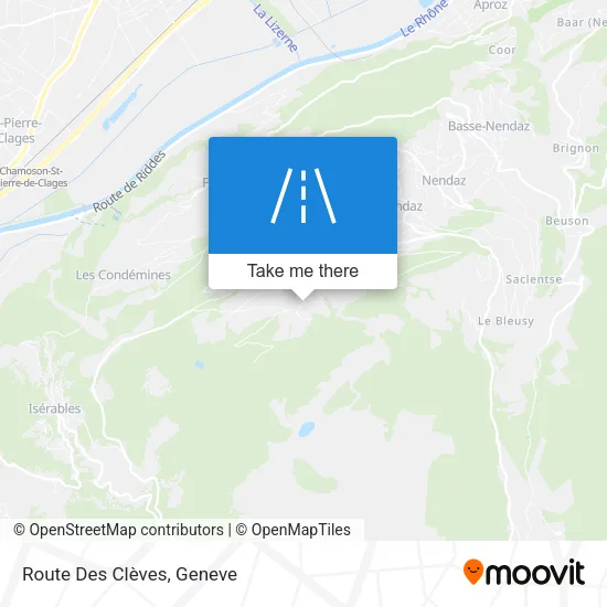 Route Des Clèves map
