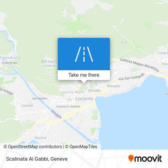 Scalinata Ai Gabbi map
