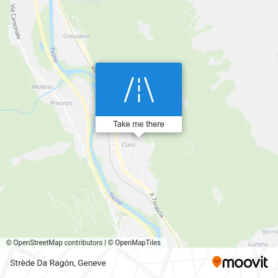 Strède Da Ragón map
