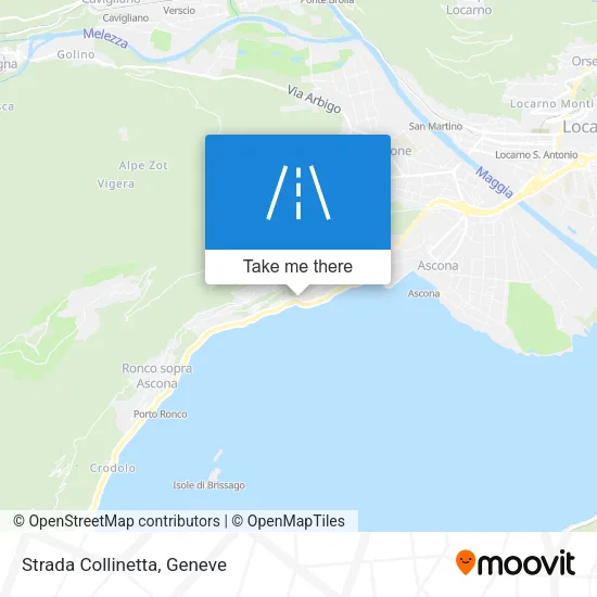 Strada Collinetta map