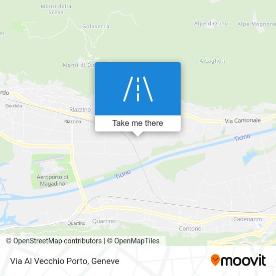 Via Al Vecchio Porto map