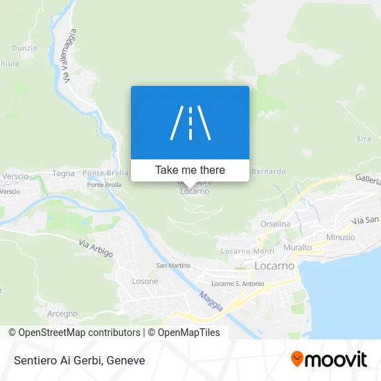 Sentiero Ai Gerbi map