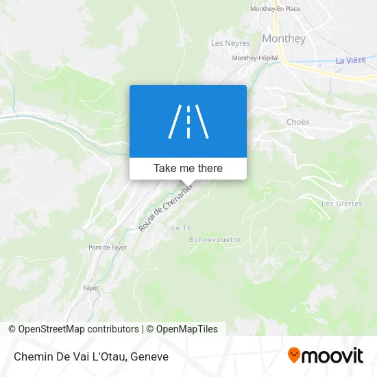 Chemin De Vai L'Otau map