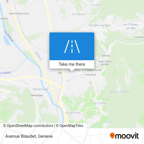 Avenue Biaudet map