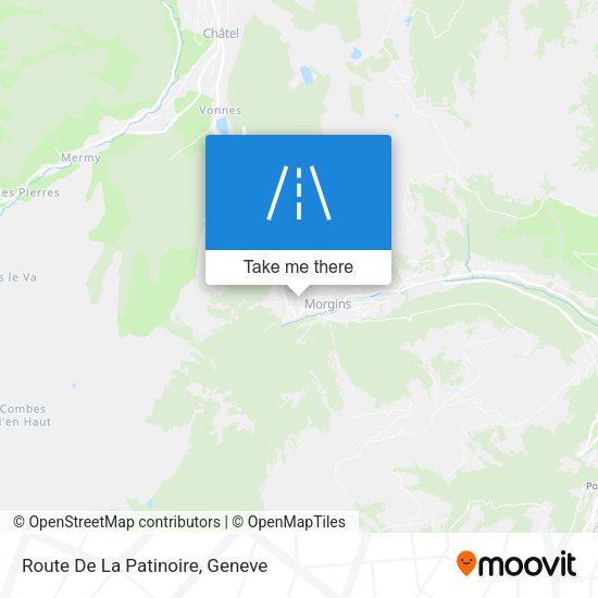 Route De La Patinoire map
