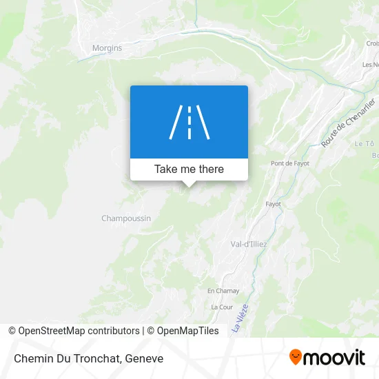 Chemin Du Tronchat map