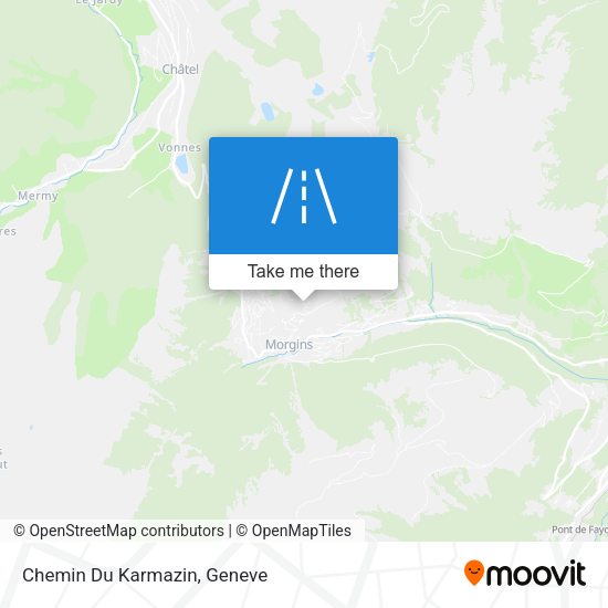 Chemin Du Karmazin map