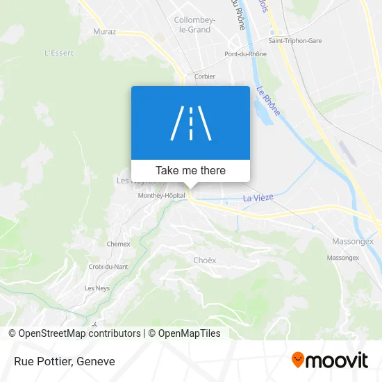 Rue Pottier map