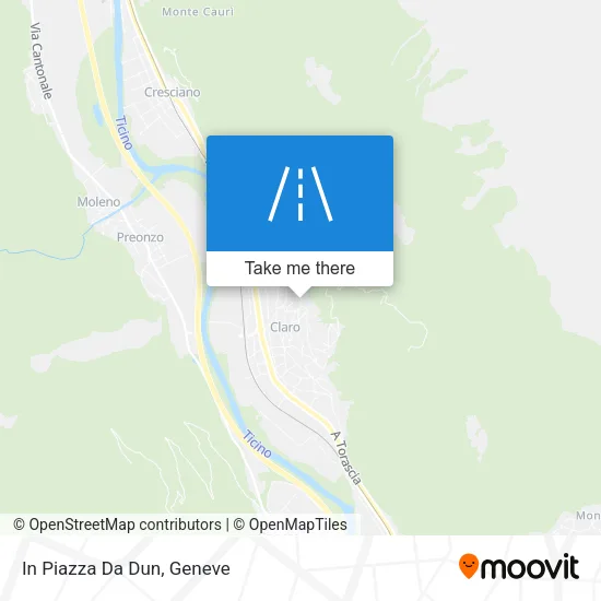 In Piazza Da Dun map