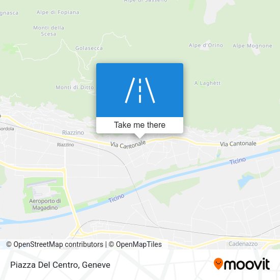 Piazza Del Centro map