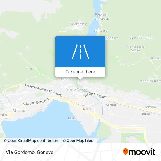Via Gordemo map