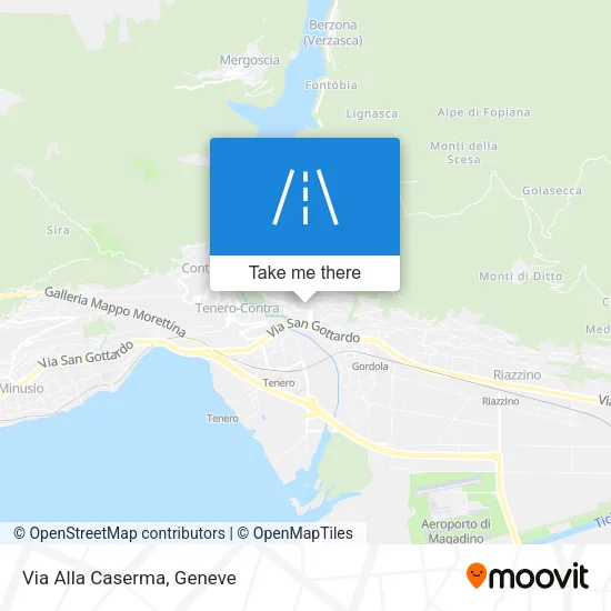 Via Alla Caserma map