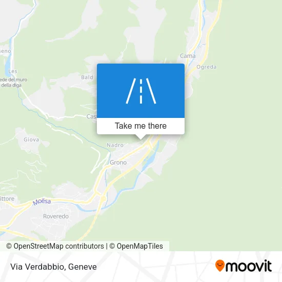 Via Verdabbio map
