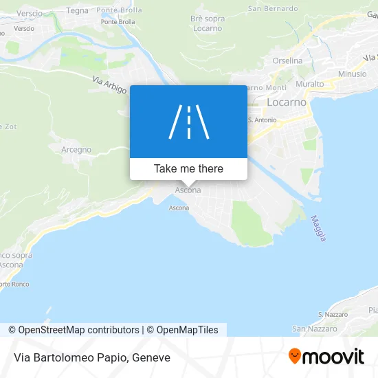 Via Bartolomeo Papio map