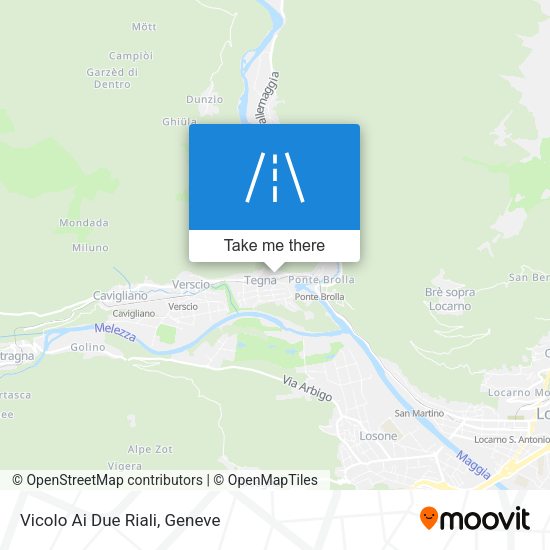 Vicolo Ai Due Riali map