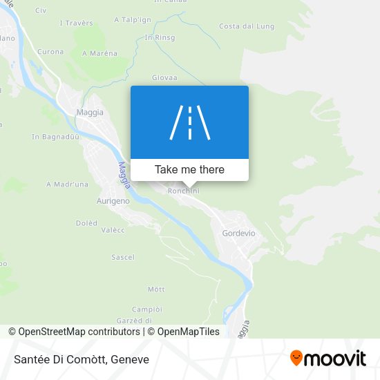 Santée Di Comòtt map