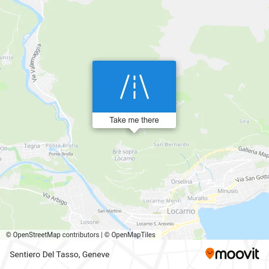 Sentiero Del Tasso map