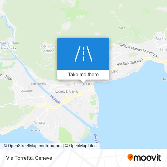Via Torretta map