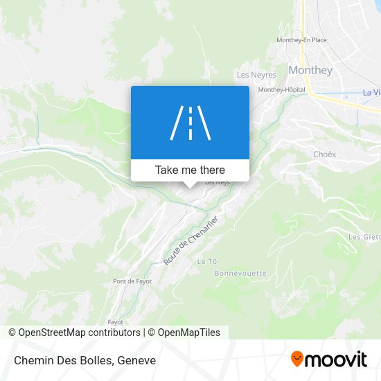 Chemin Des Bolles map